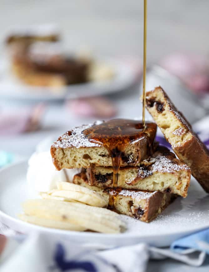 irish soda bread french toast I howsweeteats.com