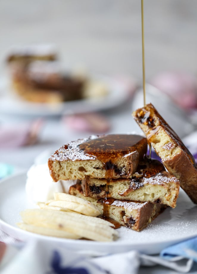 irish soda bread french toast I howsweeteats.com