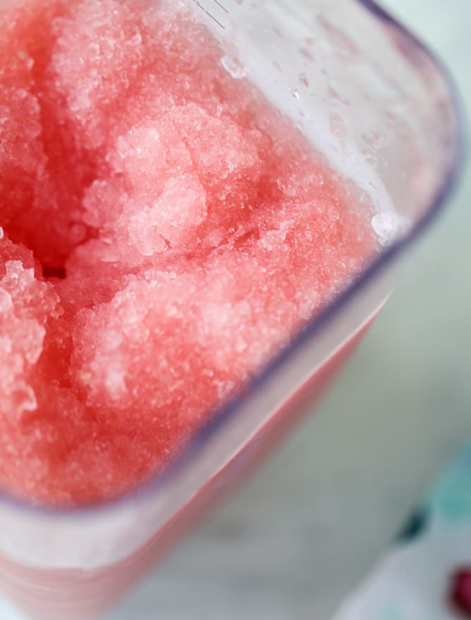 watermelon frosé I howsweeteats.com 