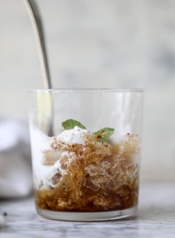 mojito coffee granita I howsweeteats.com 