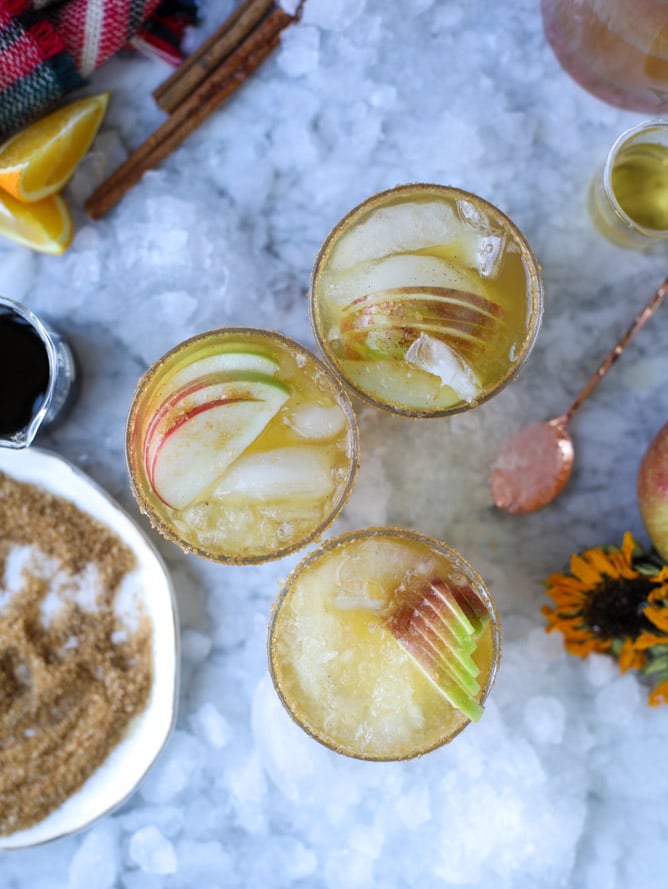 maple honeycrisp margarita I howsweeteats.com