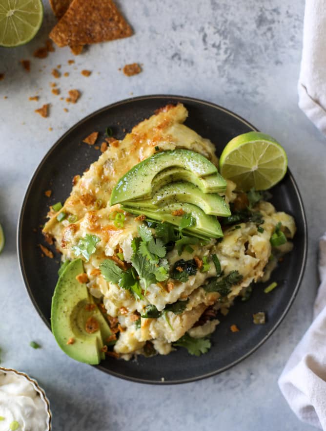 slow cooker shredded beef enchiladas I howsweeteats.com #beef #enchiladas #slowcooker