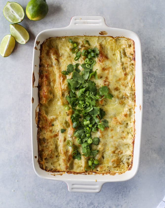 slow cooker shredded beef enchiladas I howsweeteats.com #beef #enchiladas #slowcooker