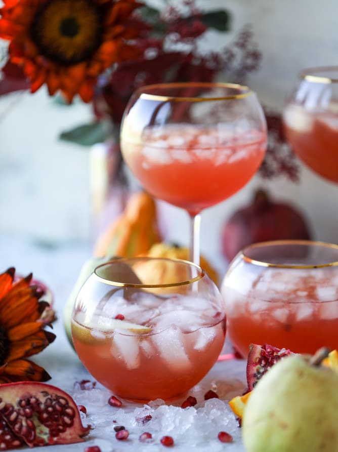 thanksgiving party punch I howsweeteats.com 