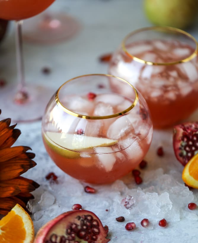 thanksgiving party punch I howsweeteats.com 