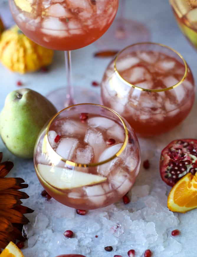 thanksgiving party punch I howsweeteats.com 