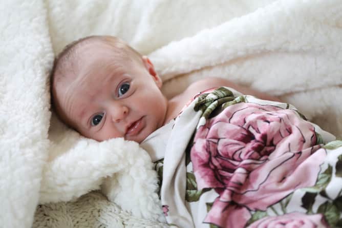 emilia at two weeks I howsweeteats.com