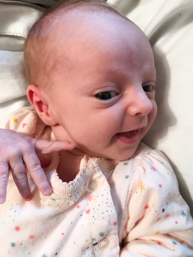 emilia at two weeks I howsweeteats.com