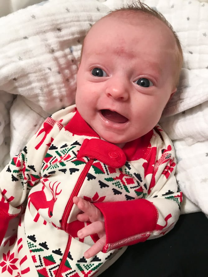 emilia at 4 weeks I howsweeteats.com