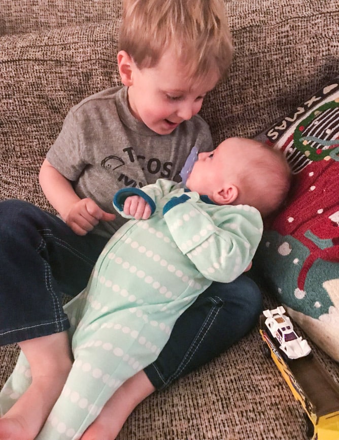 emilia at 6 weeks I howsweeteats.com