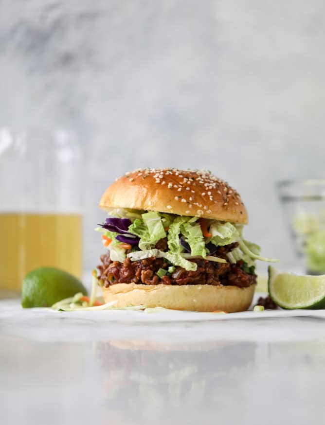 asian style sloppy joes I howsweeteats.com #sloppyjoes #recipes