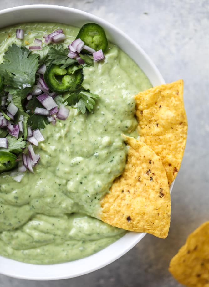 guacamole salsa I howsweeteats.com #guacamole #salsa #dip #avocado 