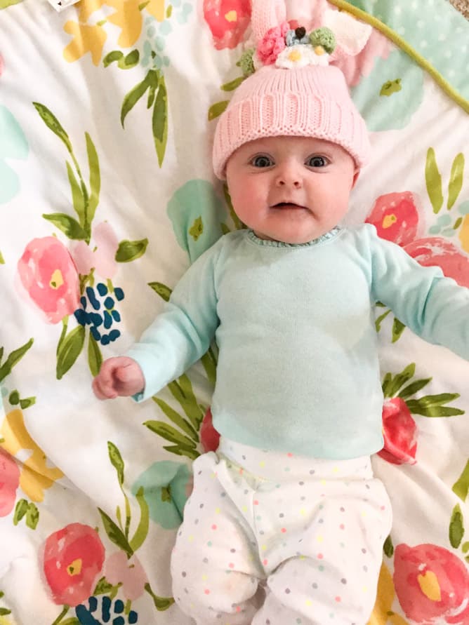 emilia 4 months I howsweeteats.com