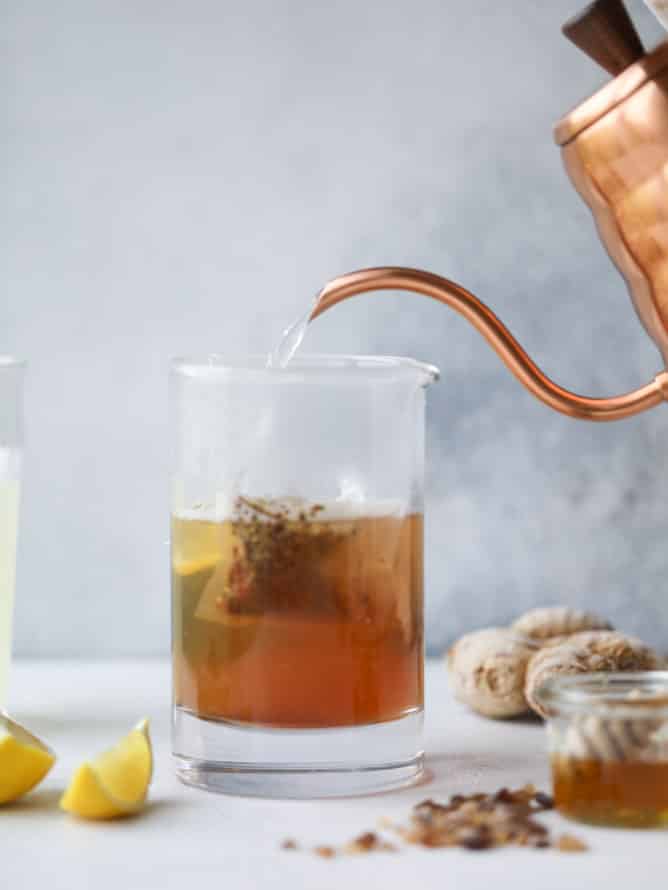 homemade starbucks medicine ball I howsweeteats.com #medicinball #tea #starbucks #citrushoneytea