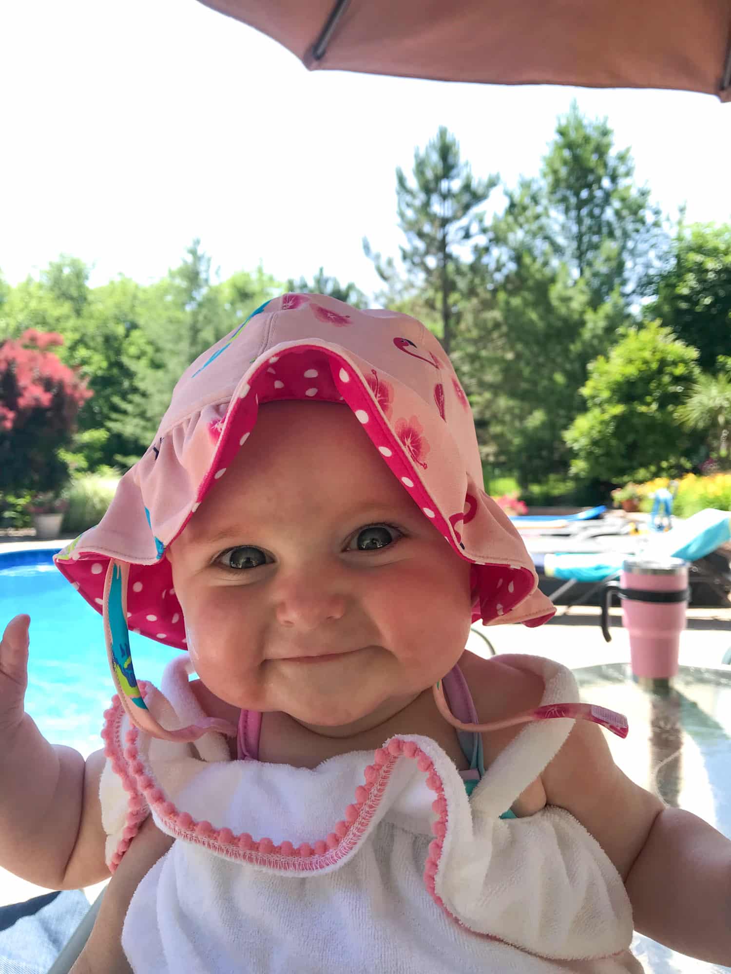 emilia at 8 months I howsweeteats.com