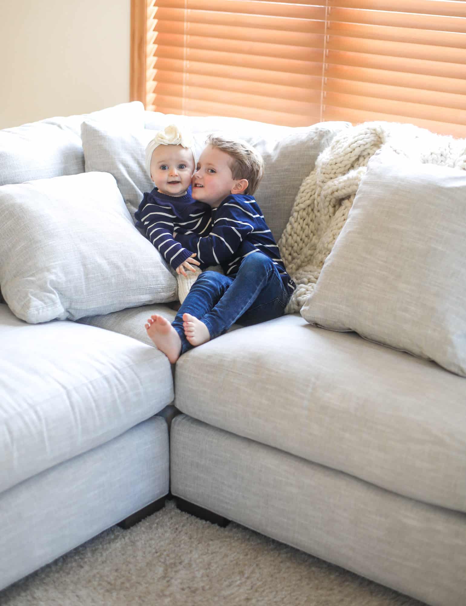 the couch we are obsessed with I howsweeteats.com