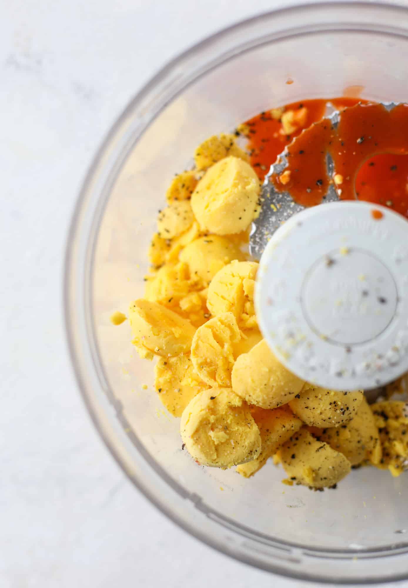 making buffalo deviled eggs