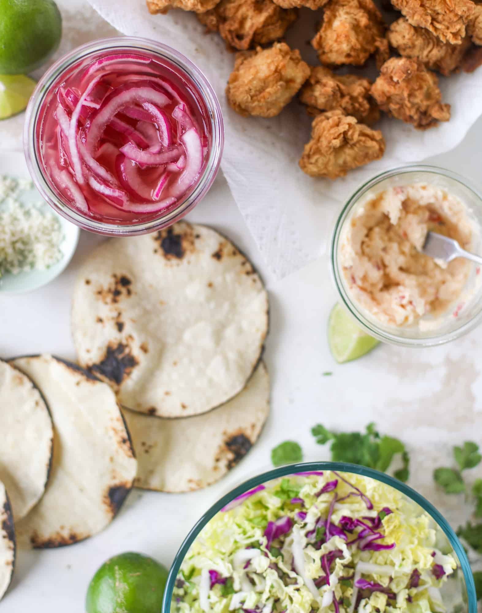 crispy chicken taco ingredients