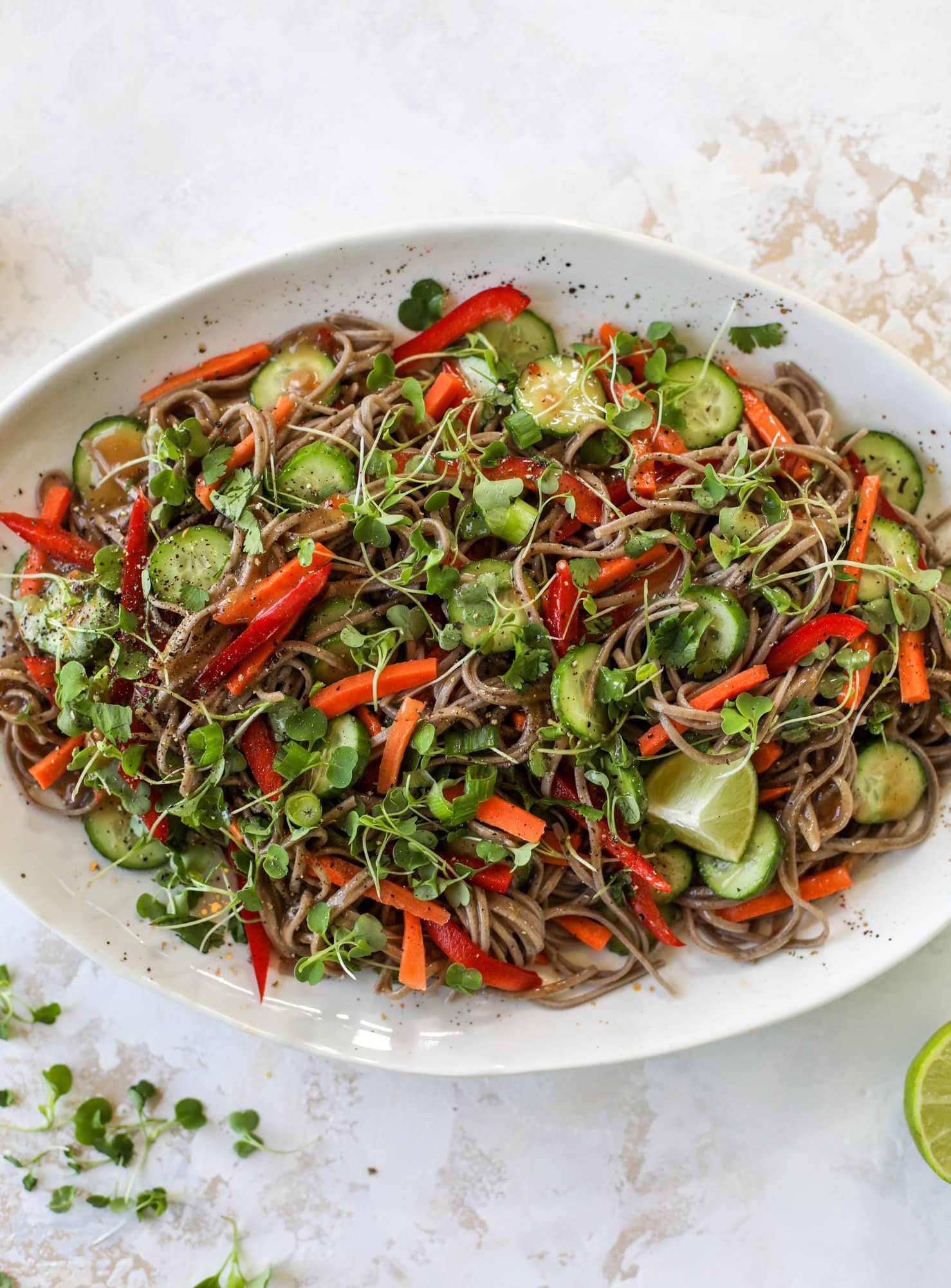 soba noodle salad