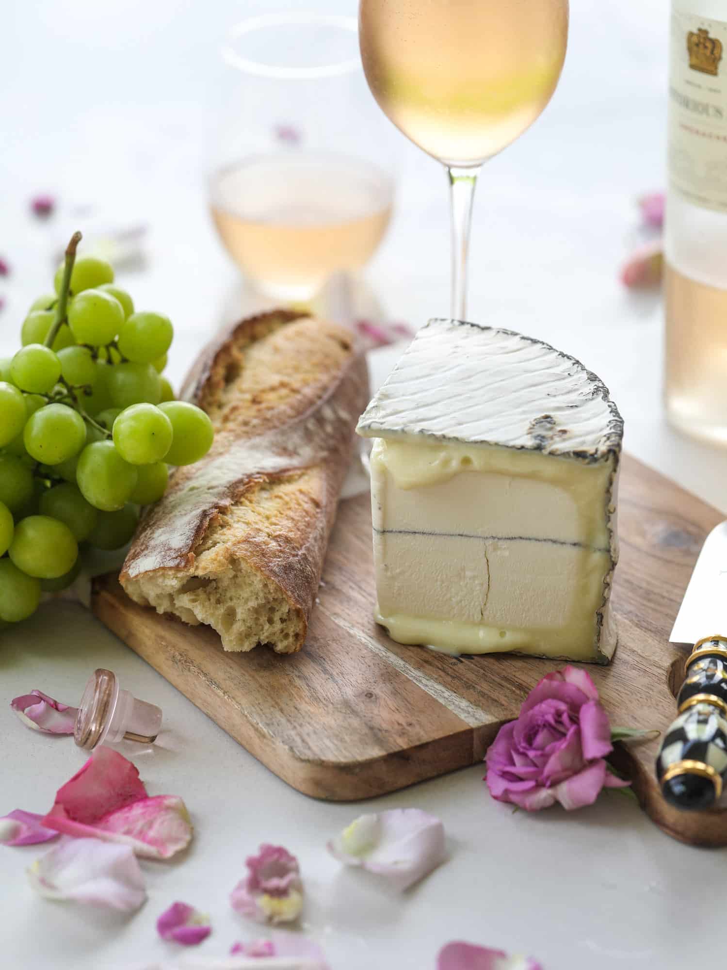 the most perfect wedge of humboldt fog cheese