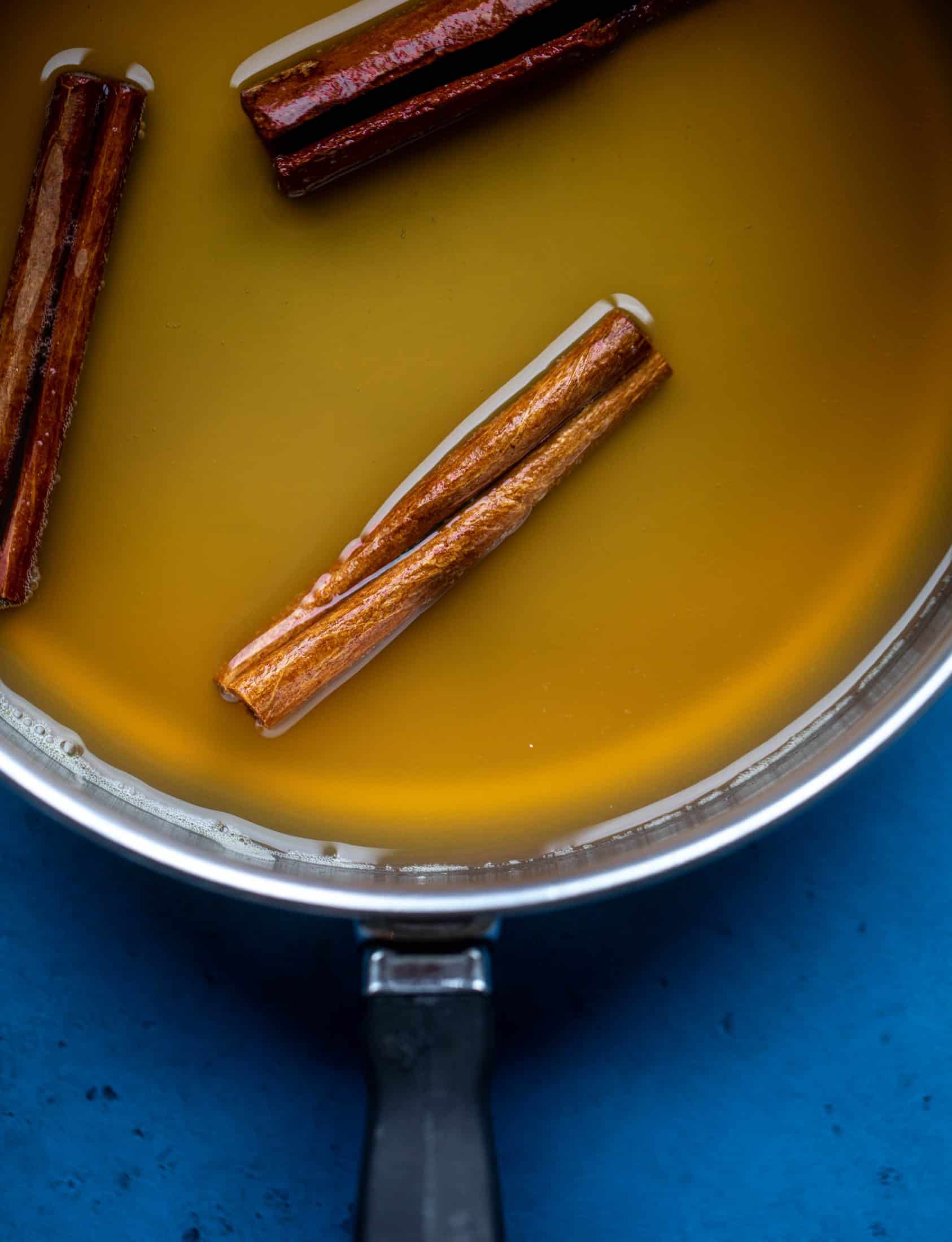 cinnamon simmered cider