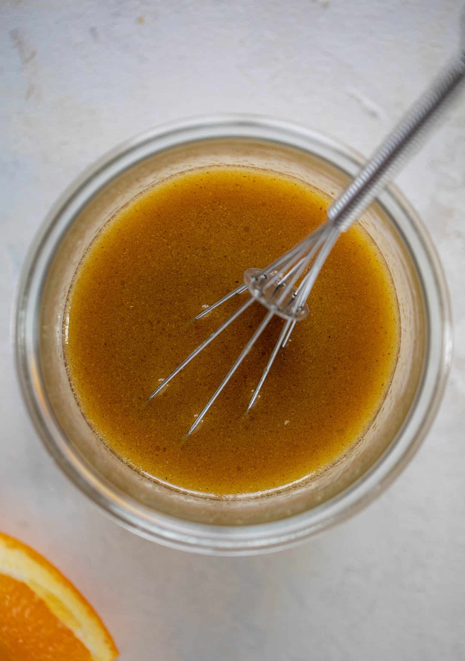 spiced orange vinaigrette