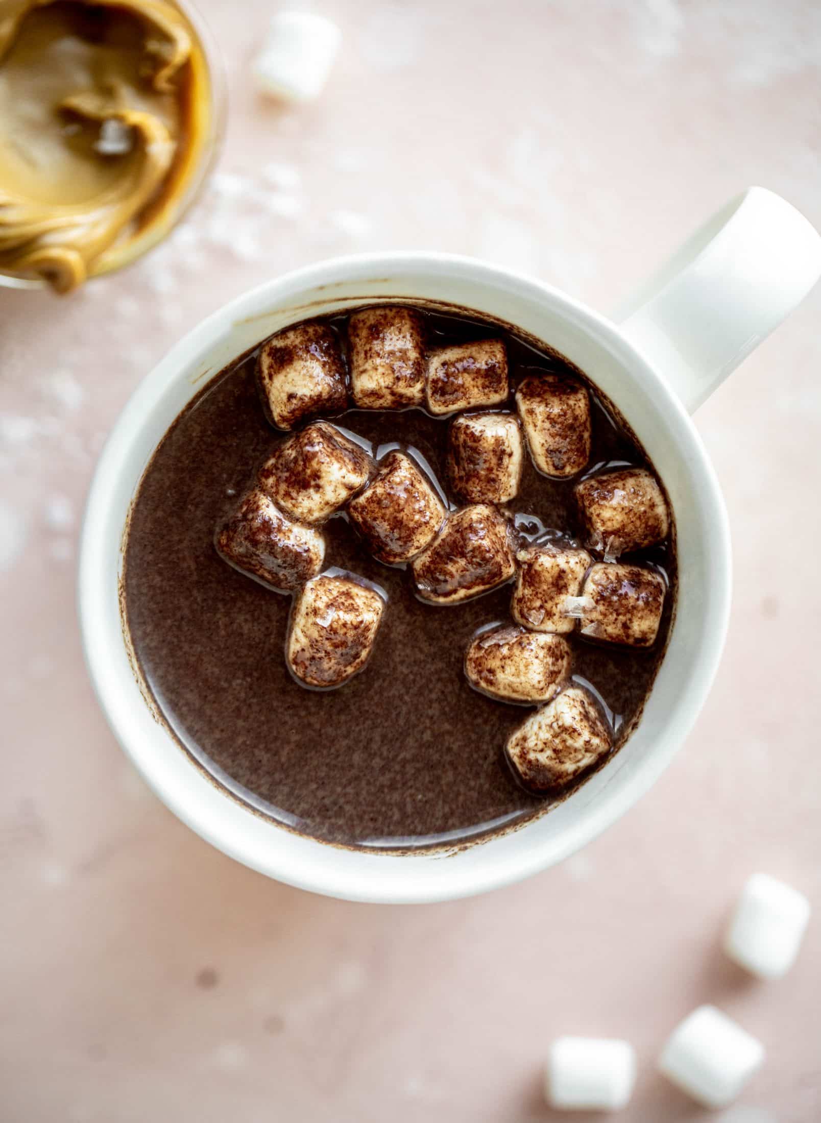 hot chocolate with marshmallows