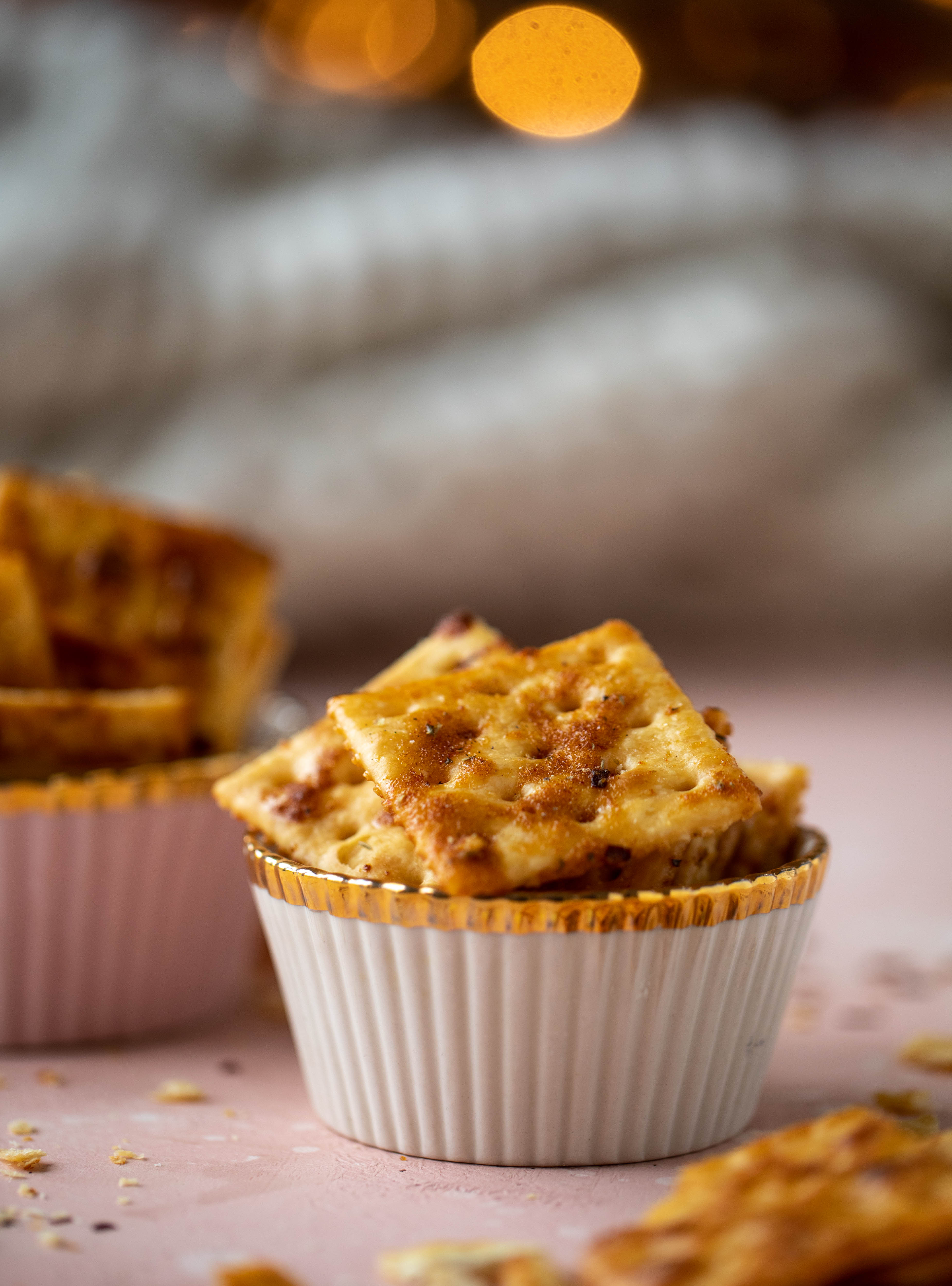 These super easy fire crackers are such a simple recipe to make! Bake the crackers with spice and butter for the perfect party snack.