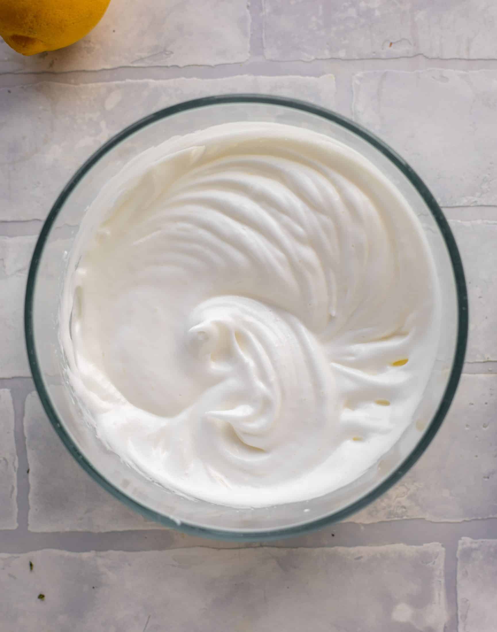 whipped egg whites