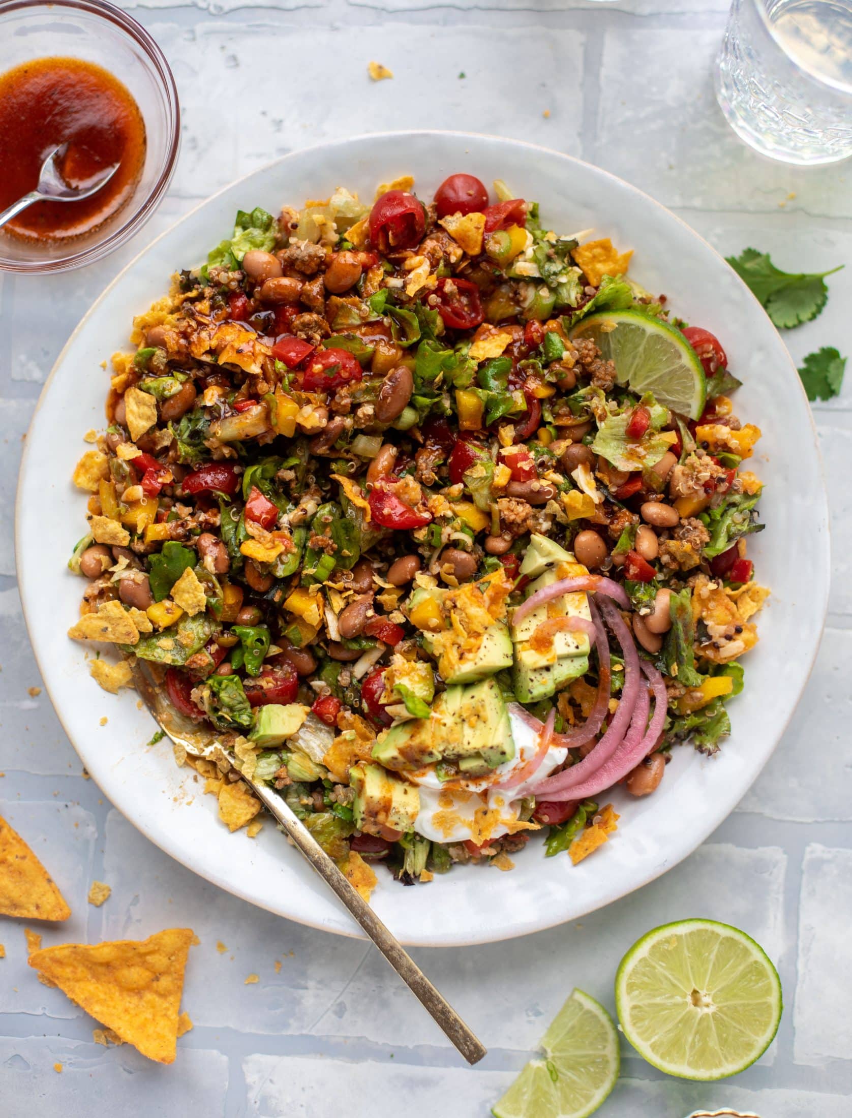nacho cheese taco quinoa salad