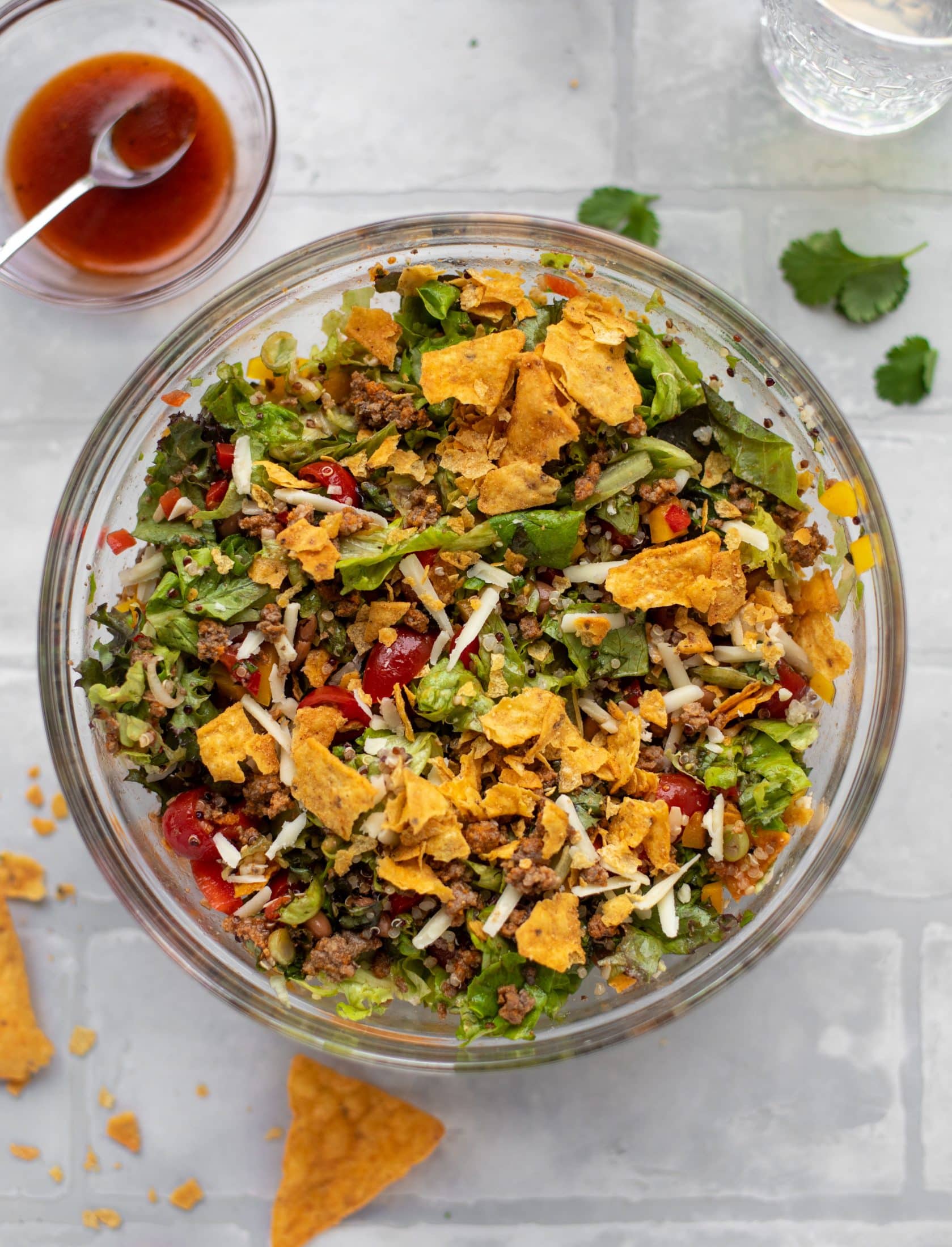 nacho cheese taco quinoa salad