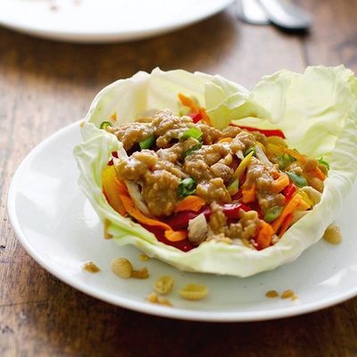 Light Thai Chicken Lettuce Wraps