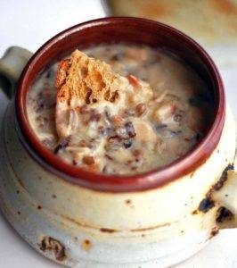 A picture of Chicken Bacon Wild Rice Soup