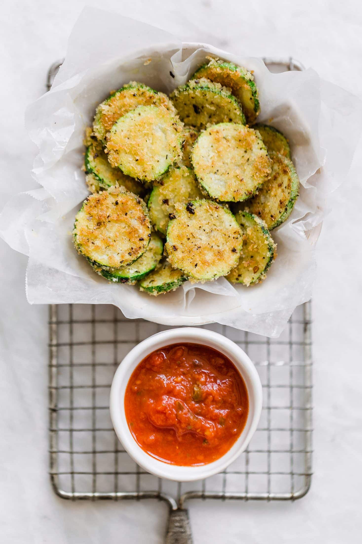parmesan zucchini I howsweeteats.com 