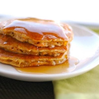 Cinnamon Apple Carrot Pancakes