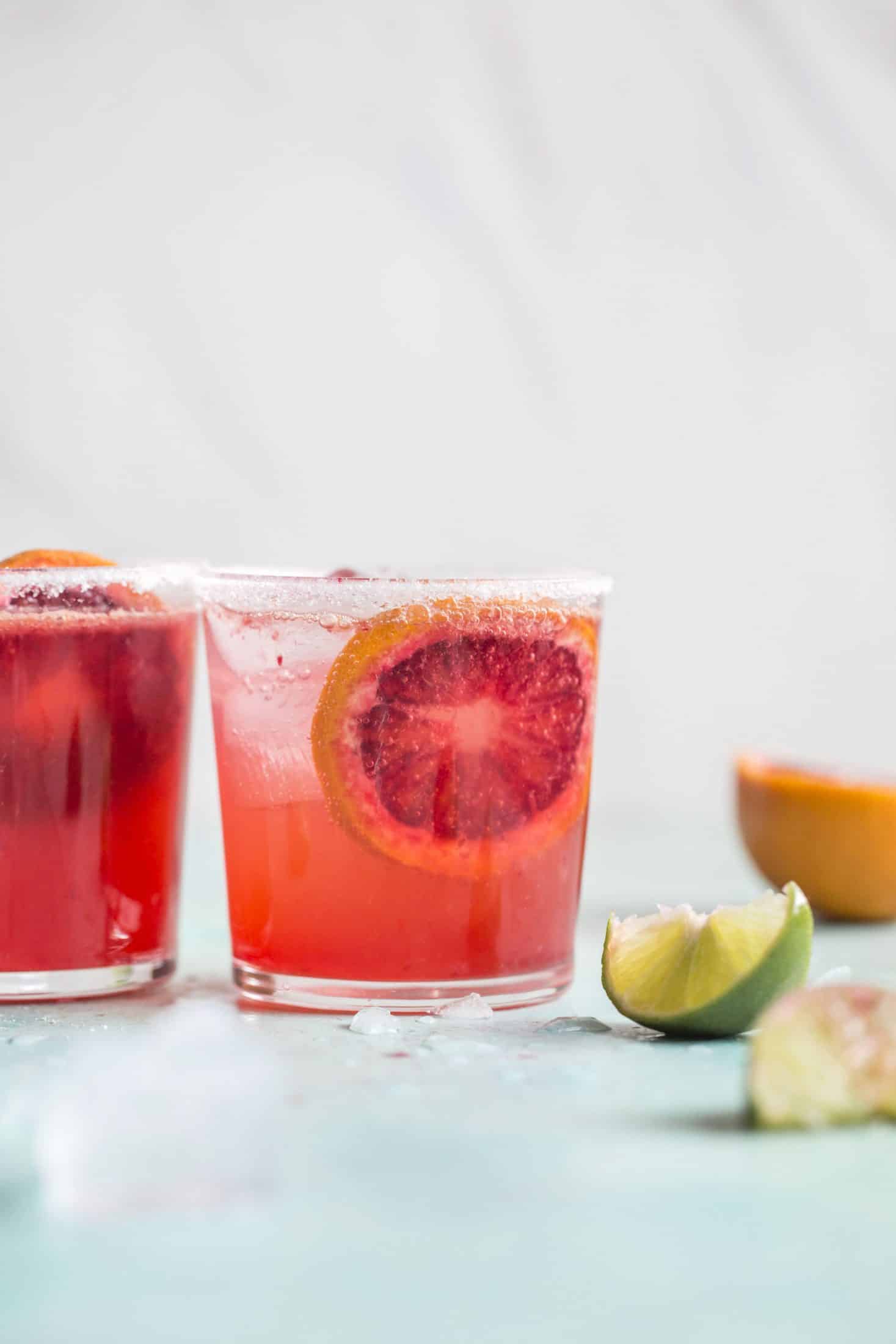 blood orange margarita I howsweeteats.com #bloodorange #margarita #cocktails #orange #tequila