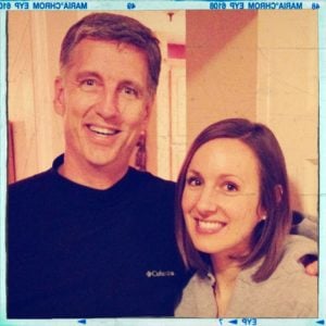 Father and Daughter.