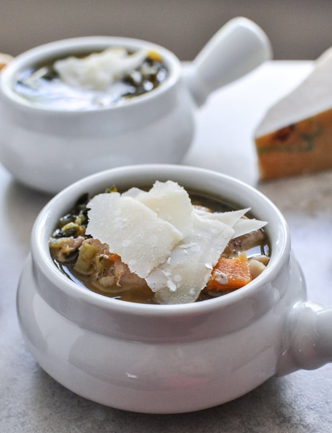 Healthy Harvest Chicken Soup I howsweeteats.com