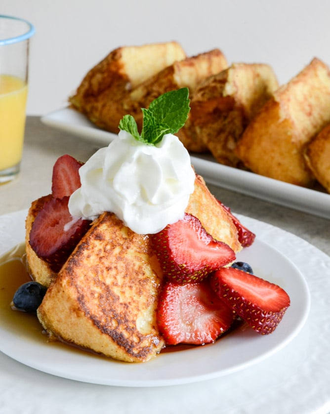 Angel Food French Toast I howsweeteats.com