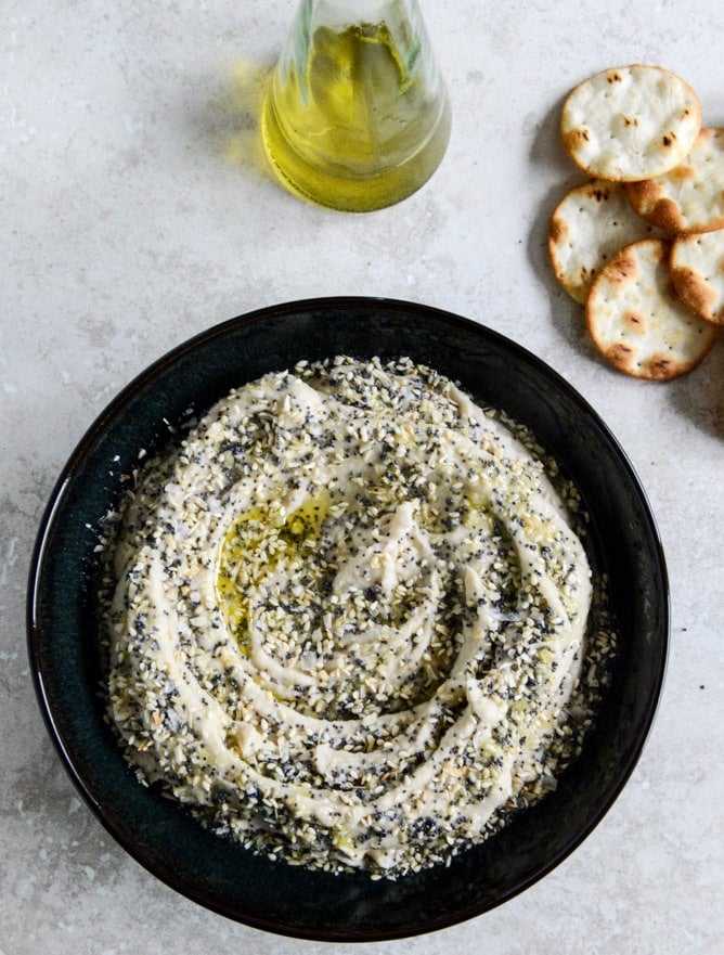 Everything White Bean Hummus I howsweeteats.com