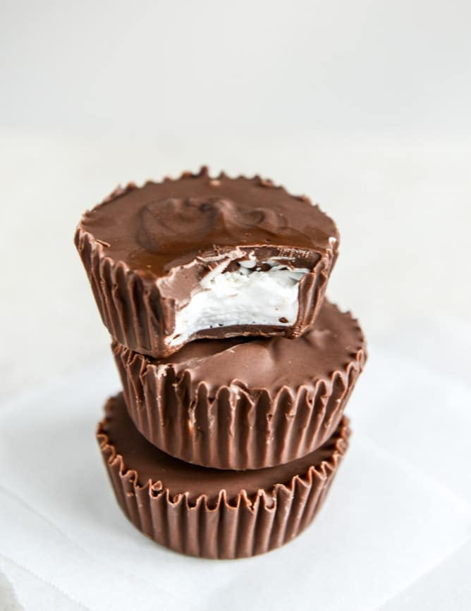 Homemade Mallo Cups I howsweeteats.com