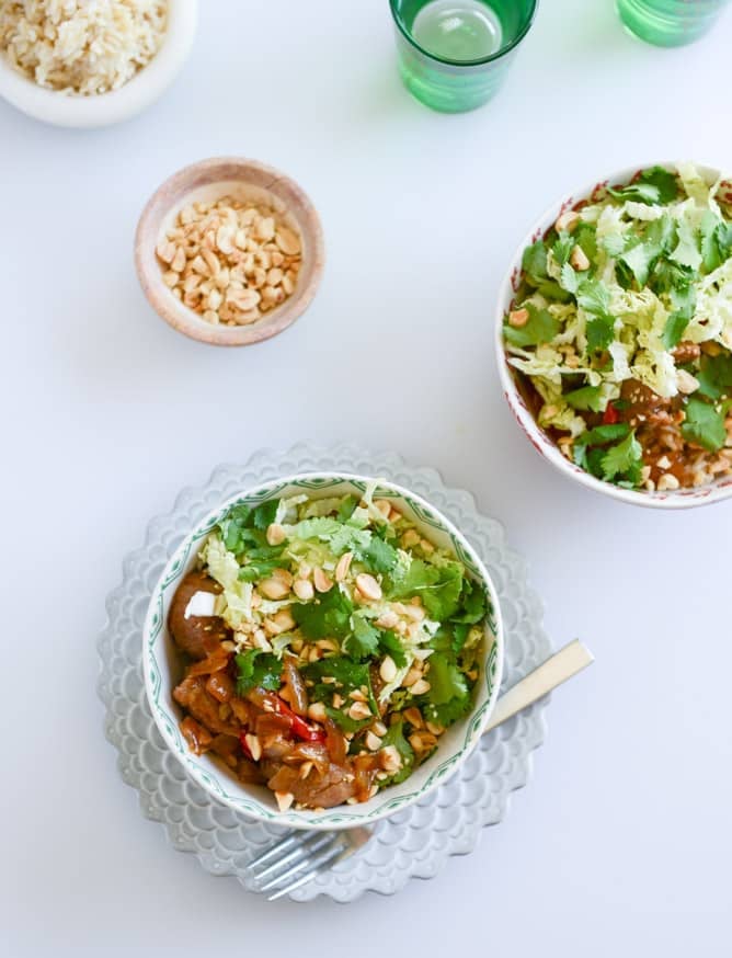 30 minute Vietnamese Caramel Pork Stir Fry I howsweeteats.com