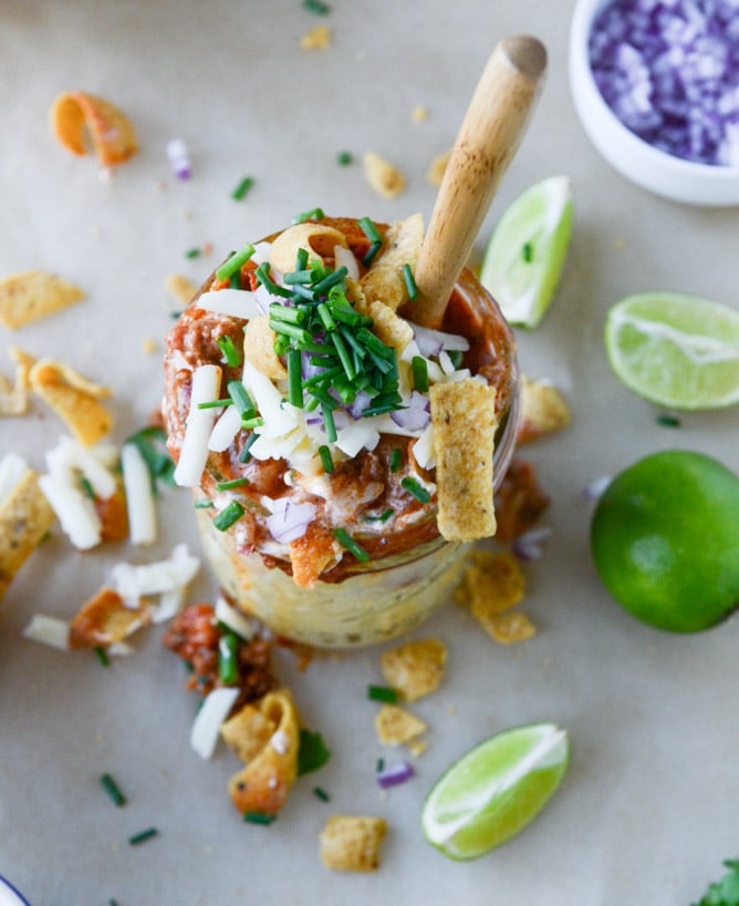 chili cheddar cheese polenta I howsweeteats.com