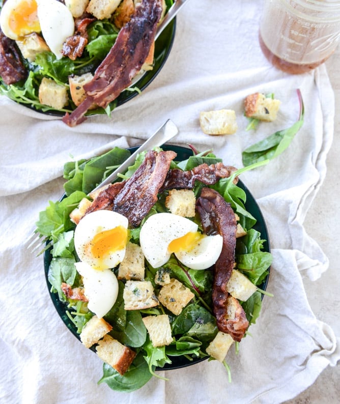 baby kale breakfast salad I howsweeteats.com