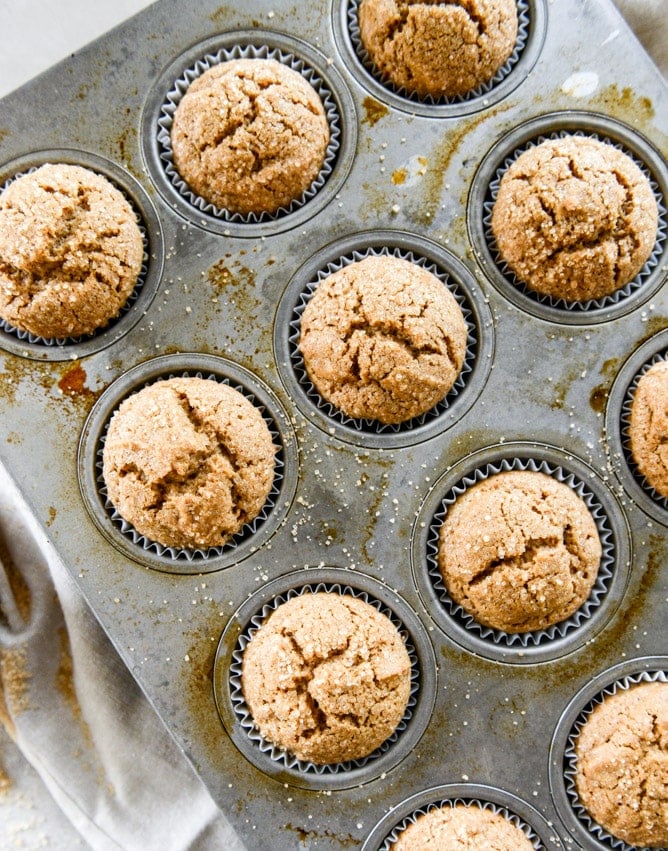 gingerbread muffins I howsweeteats.com