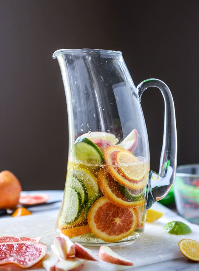 meyer lemon shandy sangria I howsweeteats.com