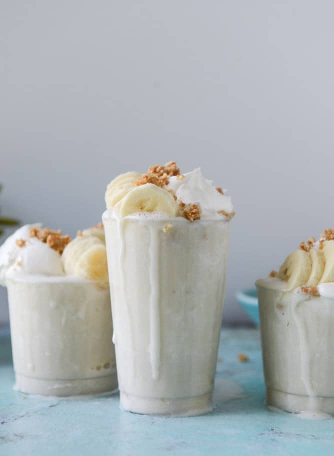 frozen vegan banana creams I howsweeteats.com