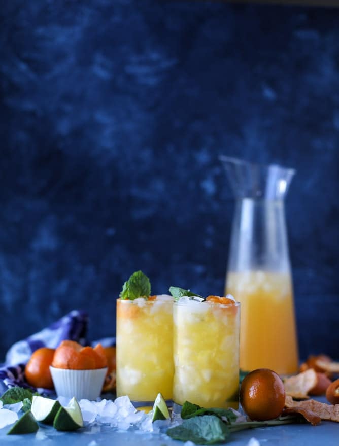 clementine vodka soda I howsweeteats.com