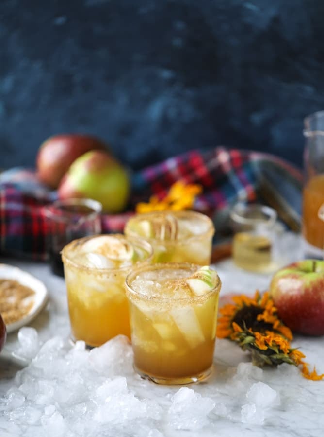 maple honeycrisp margarita I howsweeteats.com
