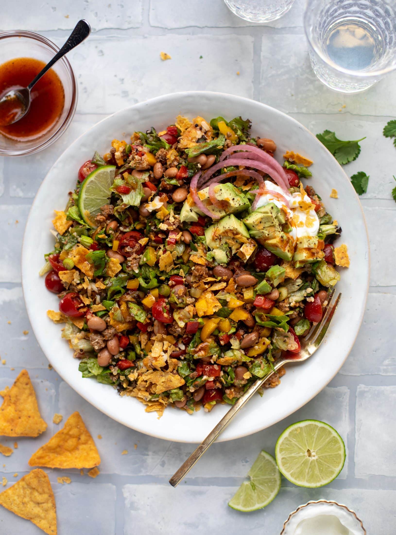 nacho cheese taco quinoa salad